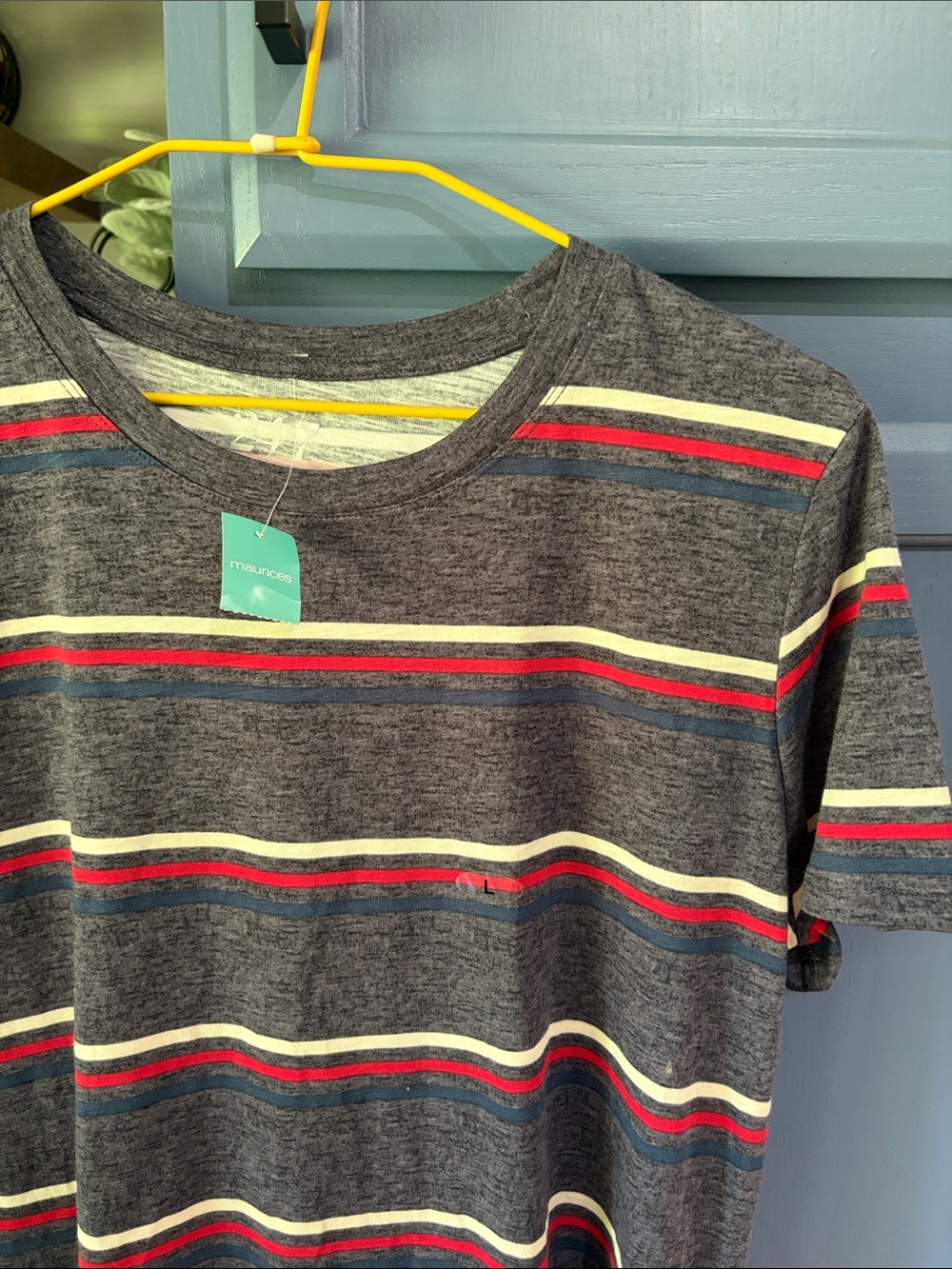 24/7 Dawson Americana Striped Crew Neck Tee from Maurices